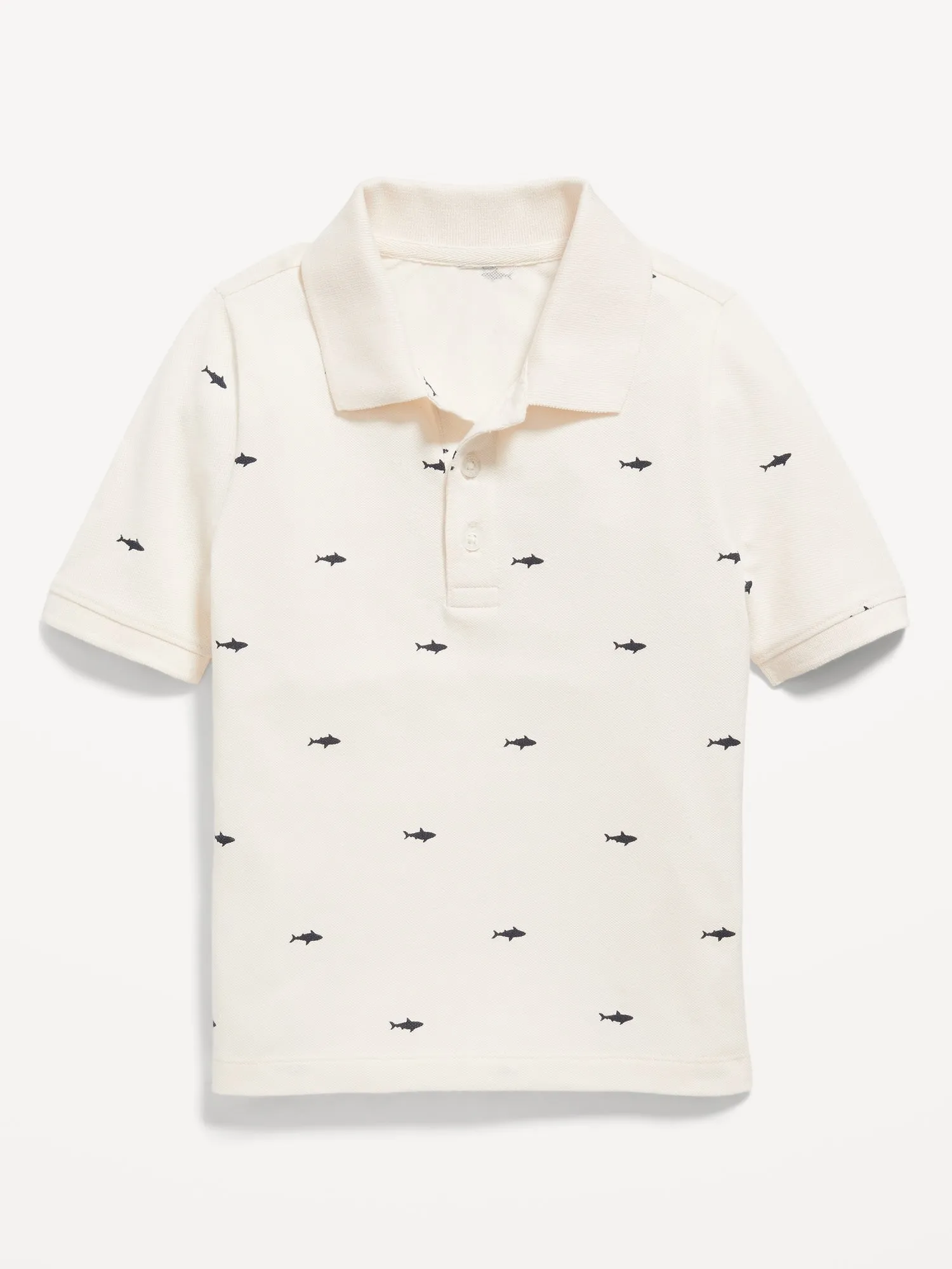 Printed Short-Sleeve Polo Shirt for Toddler Boys