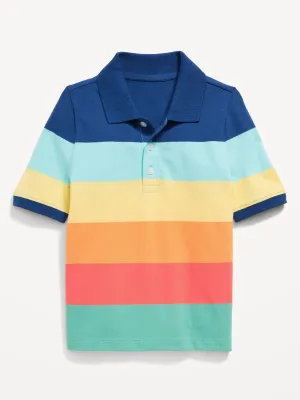 Printed Short-Sleeve Polo Shirt for Toddler Boys