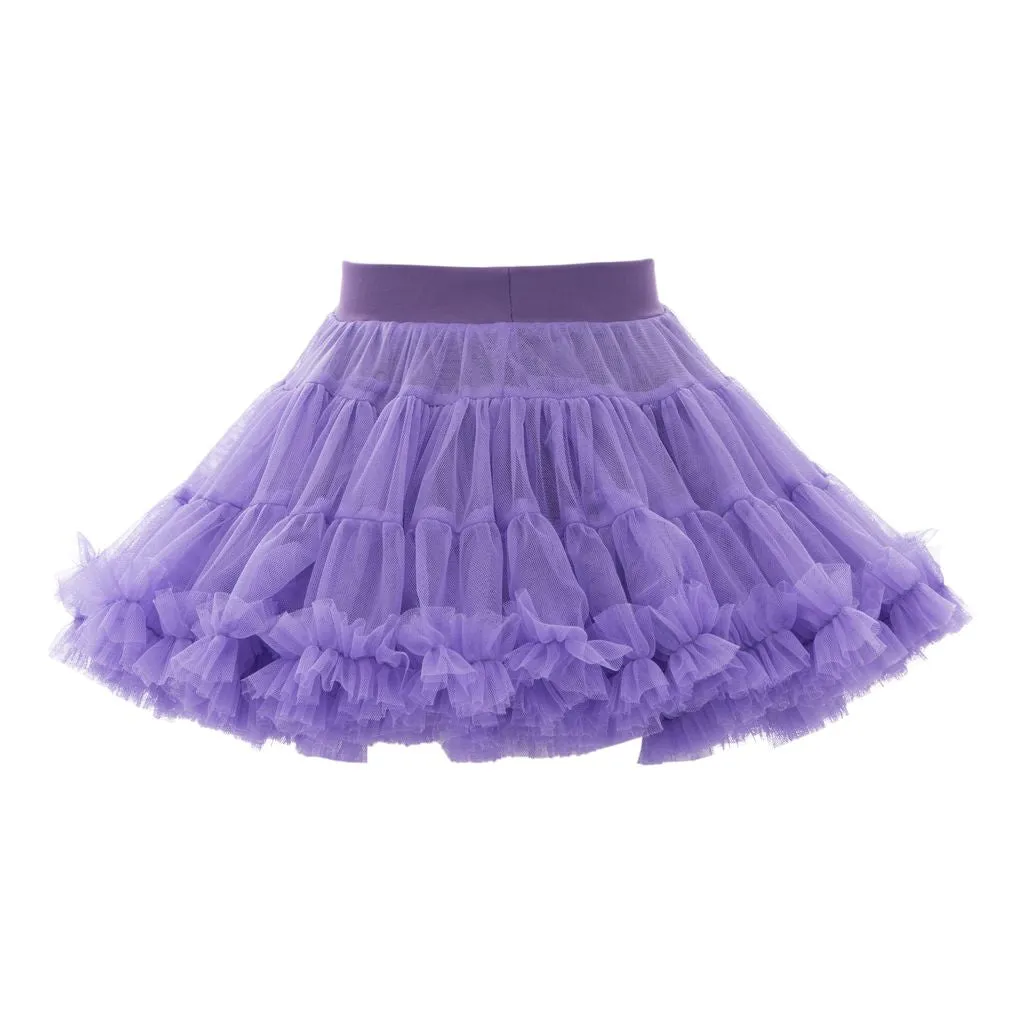 Purple Bow Tutu Skirt