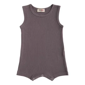 Purple Plum Sleeveless Modal Shortie