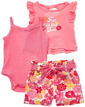 Quiltex Fun In The Sun 3pc Short Set