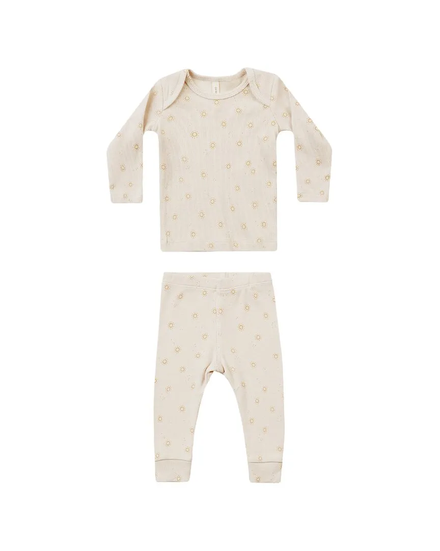 Quincy Mae Ribbed Tee & Legging Set