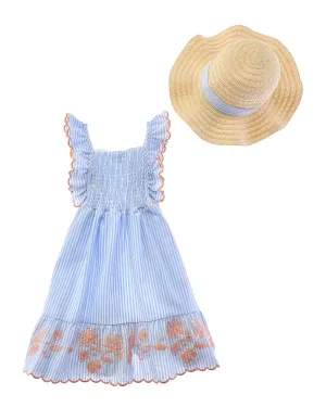 Rachel Zoe Twill Dess Set with Hat