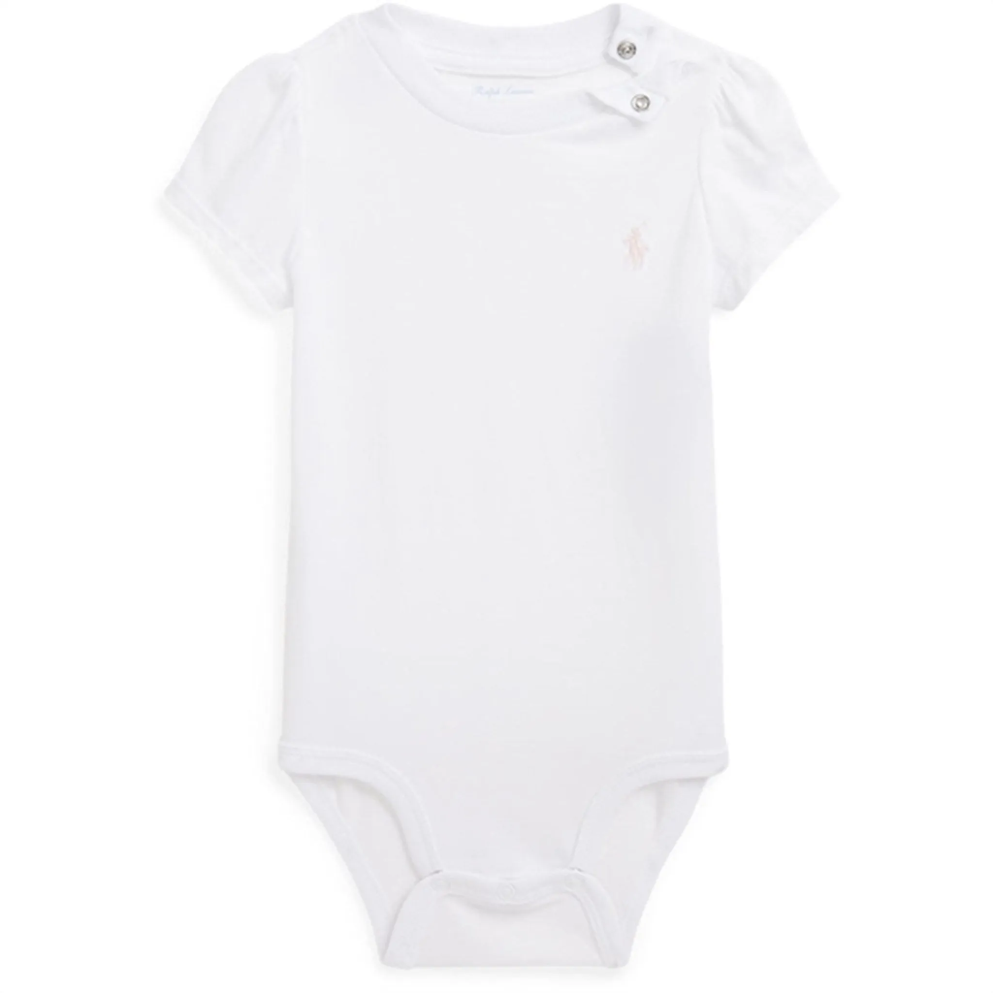 Ralph Lauren Baby Girl Body White/Delicate Pink