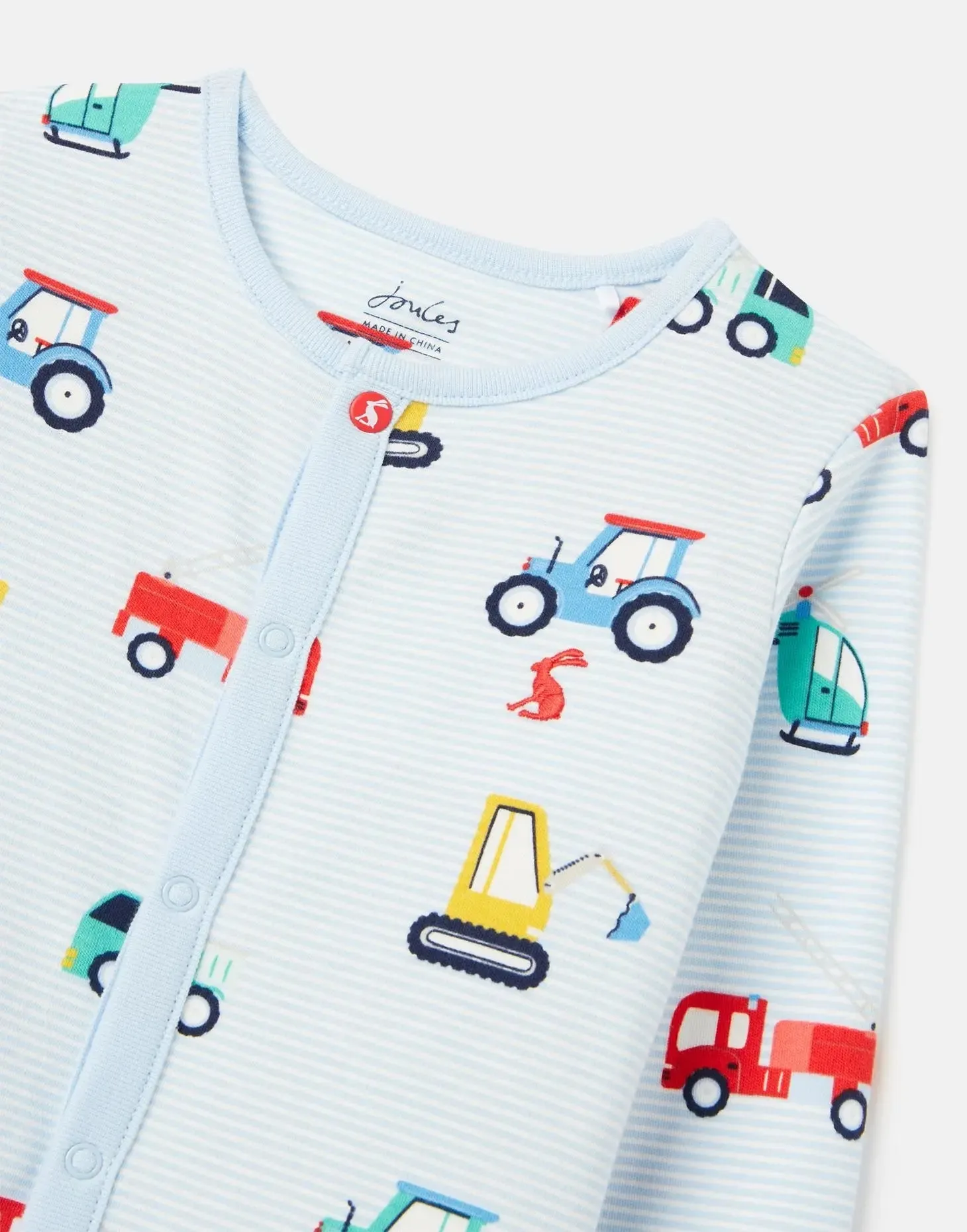 Razamataz Organically Grown Cotton Printed Babygrow | Joules