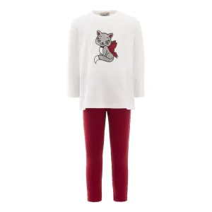 Red Crystal Cat Outfit Set