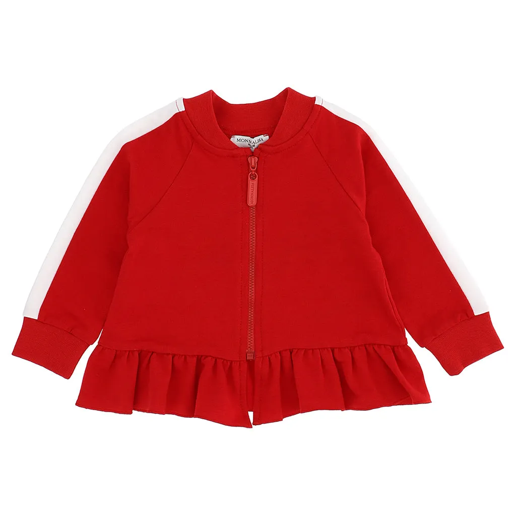 Red Embroidered Anchor Sweater
