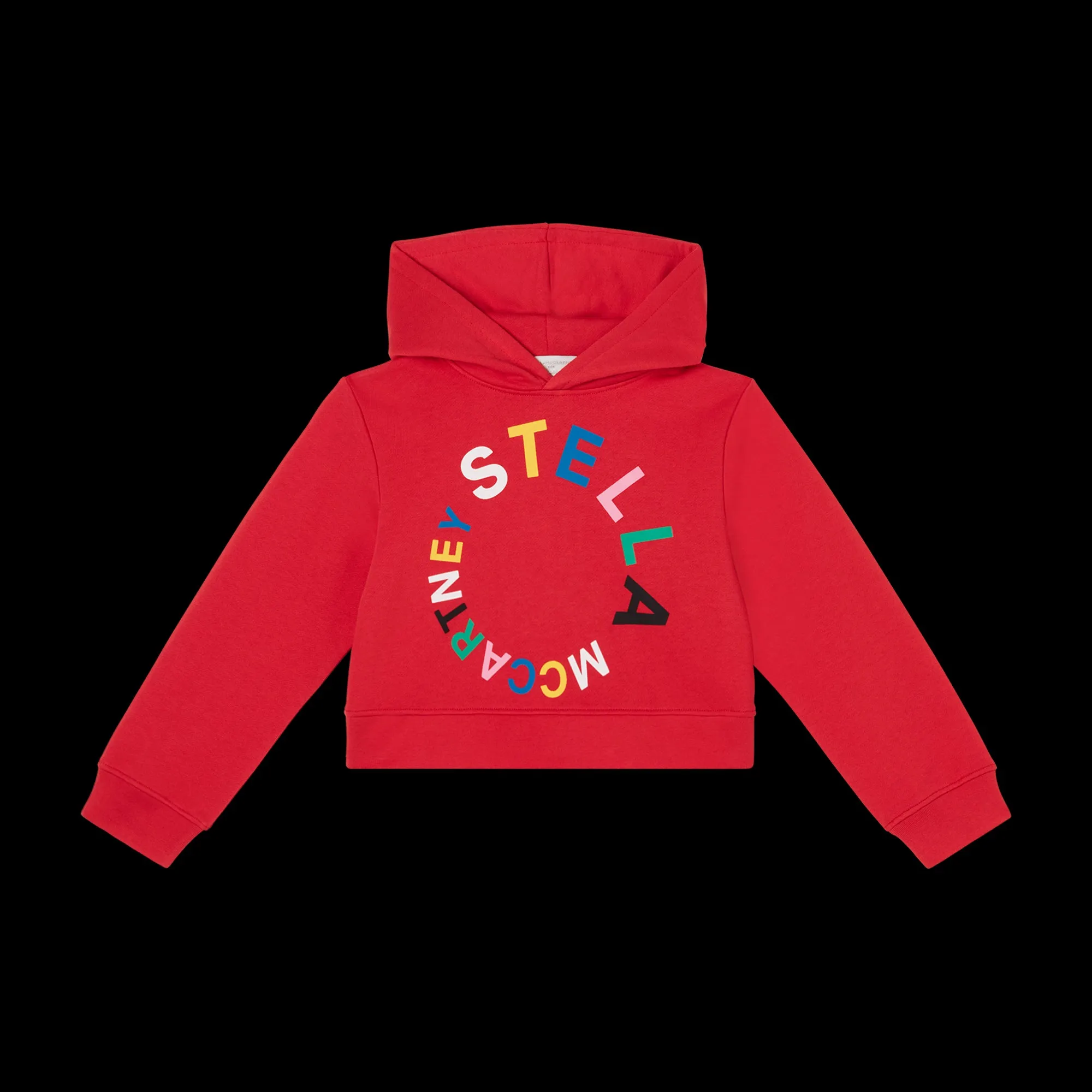 Red Logo Hooded Top