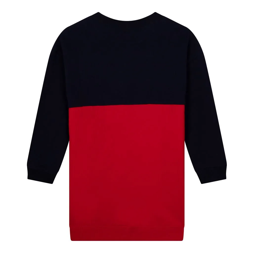 Red Long Sleeved Dress