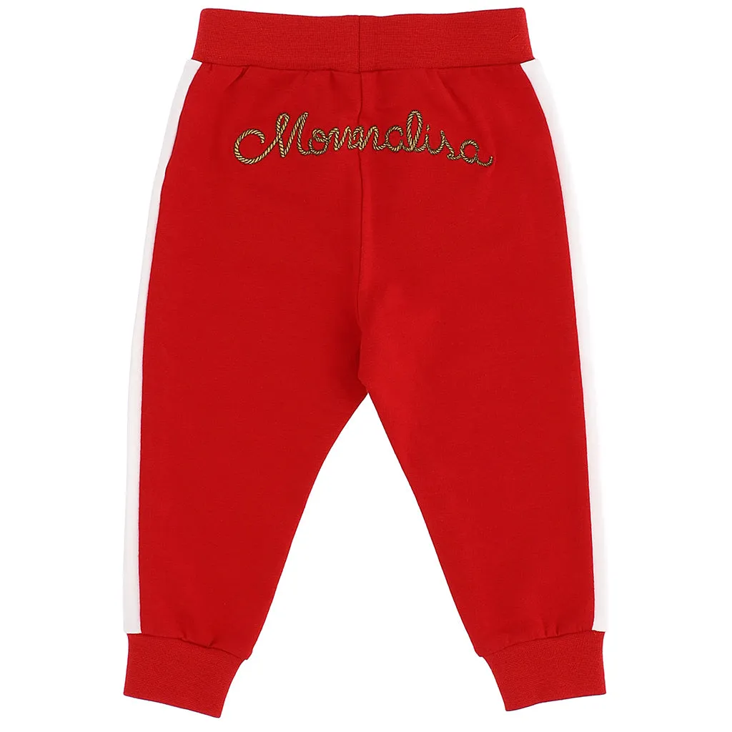 Red Stripe Logo Sweatpants