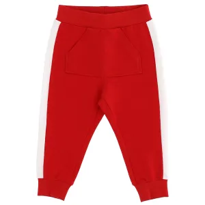 Red Stripe Logo Sweatpants