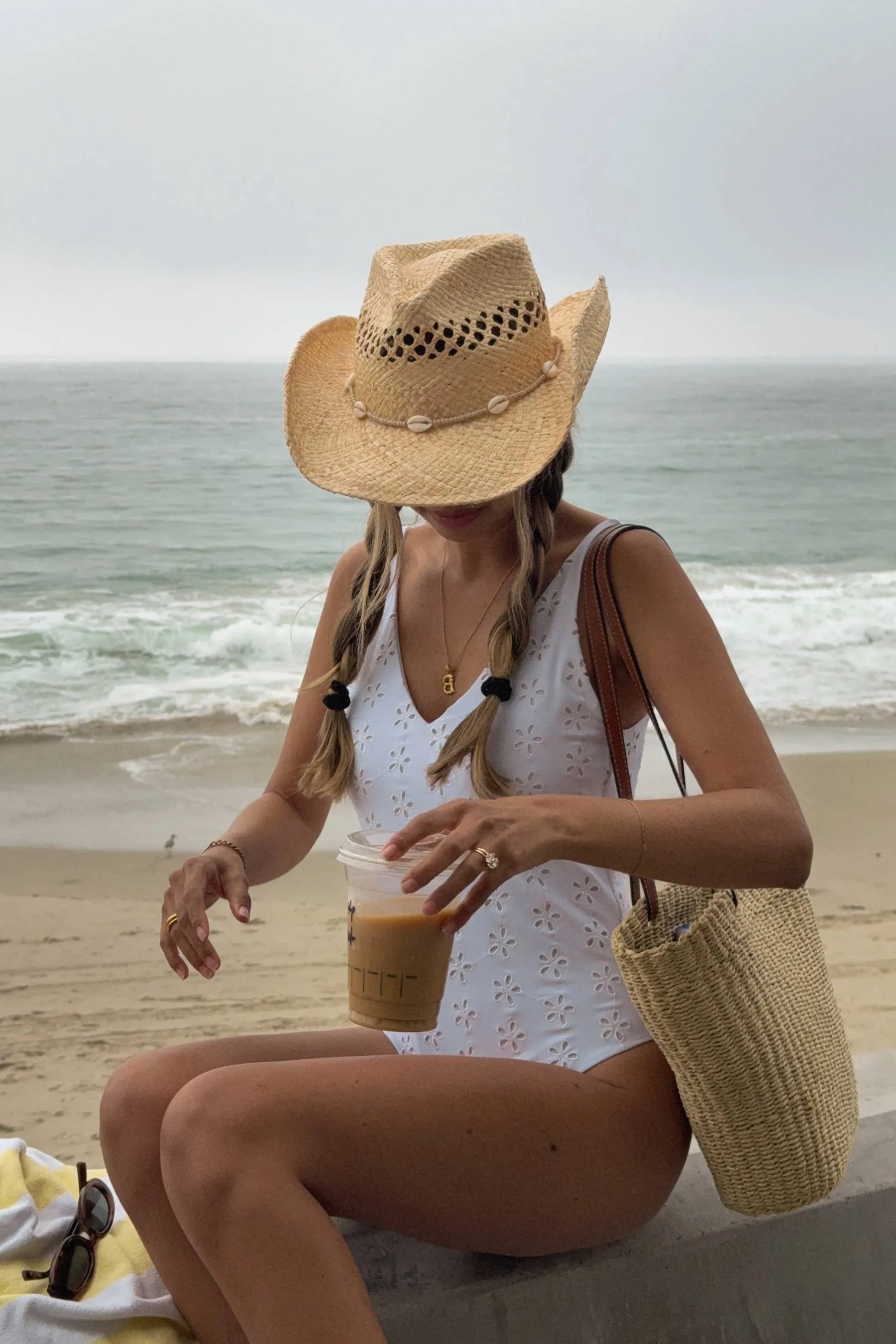Reese One Piece White Magnolia Eyelet Beach Riot