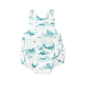 Retro Sunsuit - Ocean Waves | Angel Dear