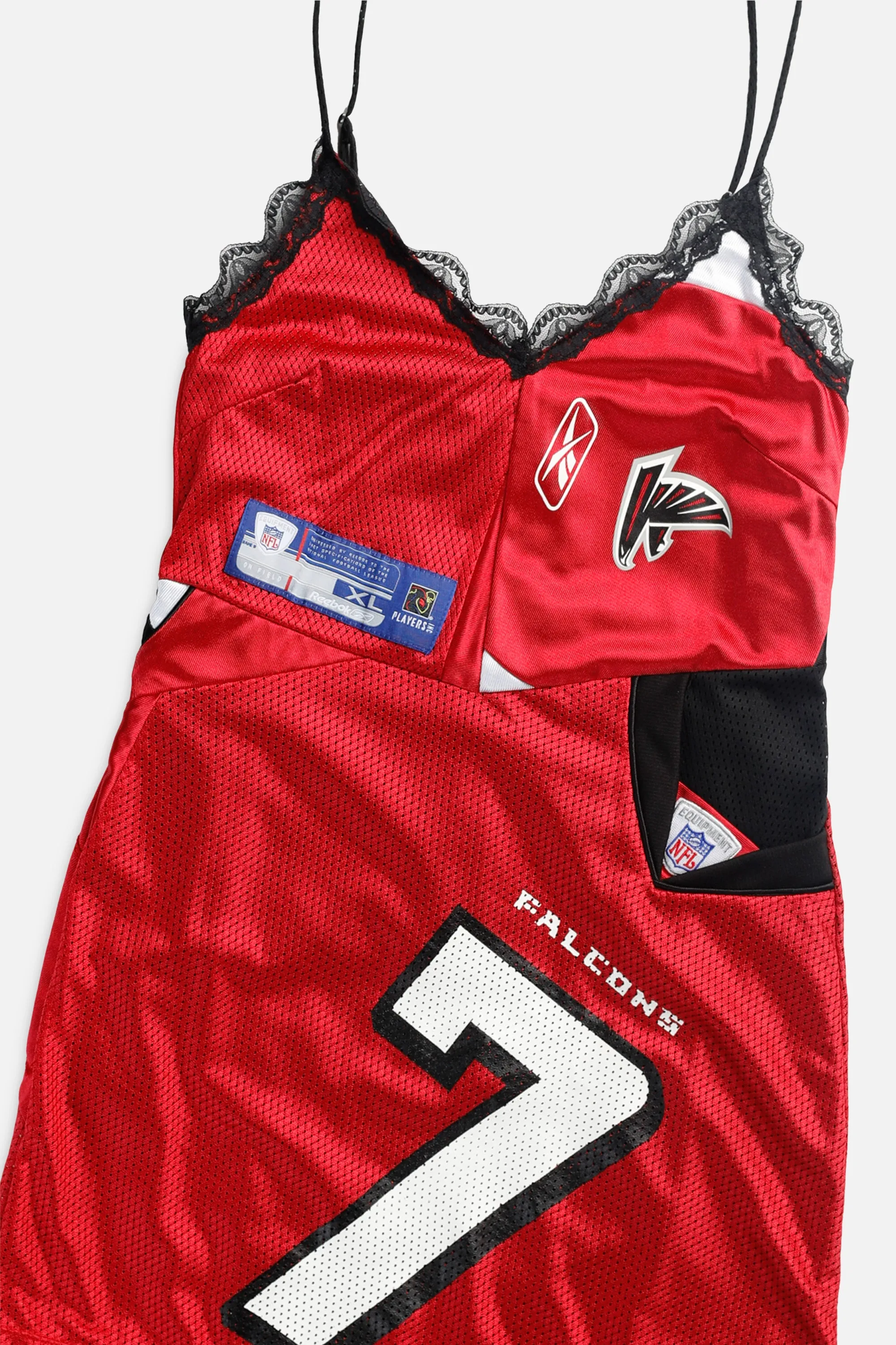 Rework Atlanta Falcons NFL Lace Dress - S Frankie