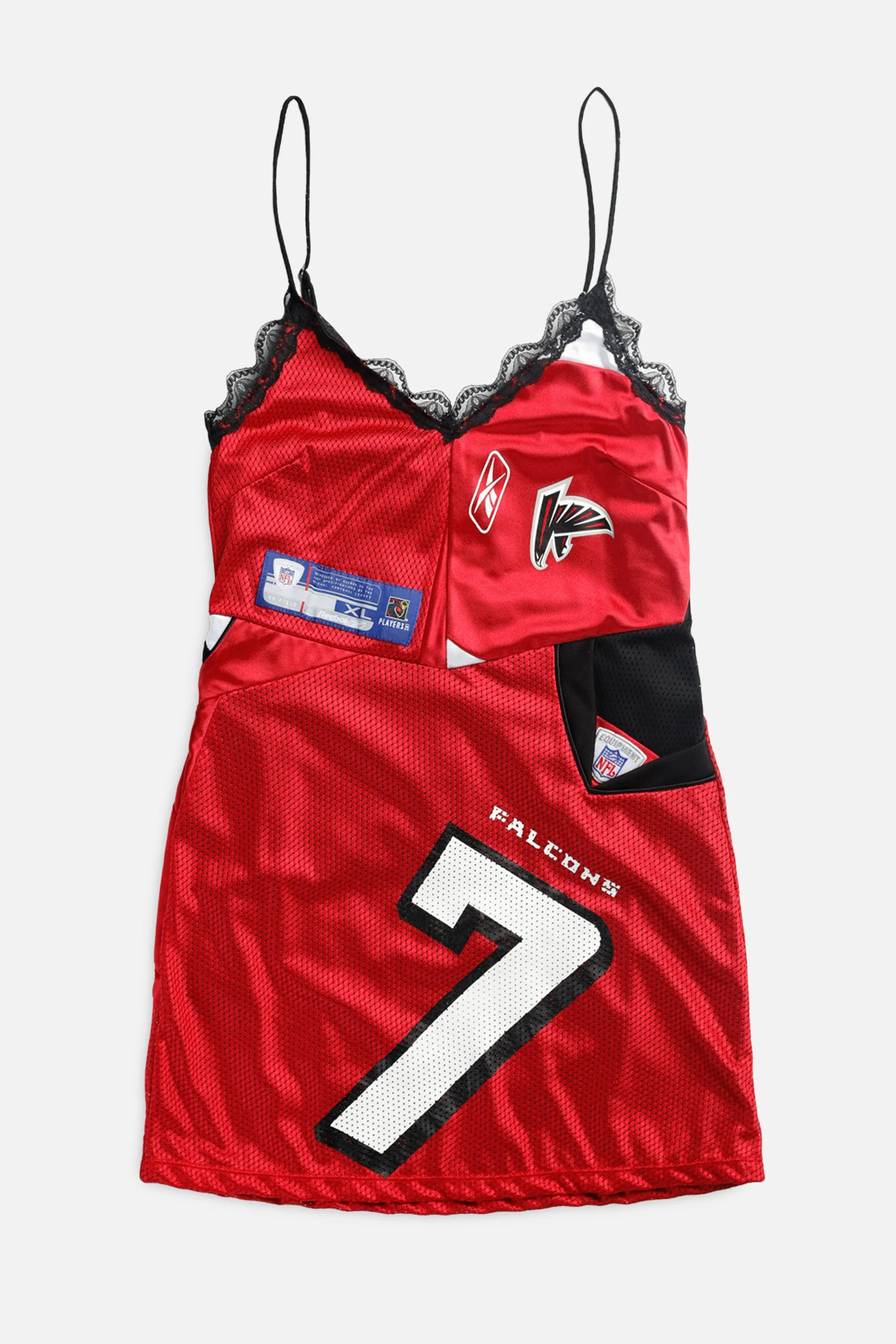 Rework Atlanta Falcons NFL Lace Dress - S Frankie