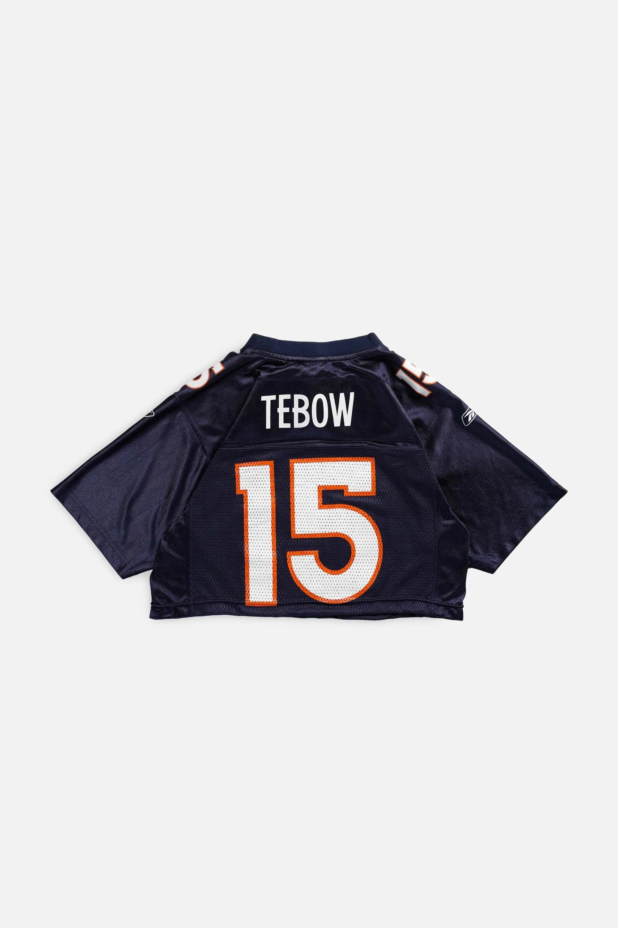 Rework Broncos Crop NFL Jersey - S Frankie