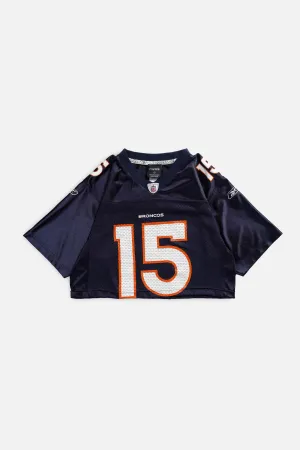 Rework Broncos Crop NFL Jersey - S Frankie