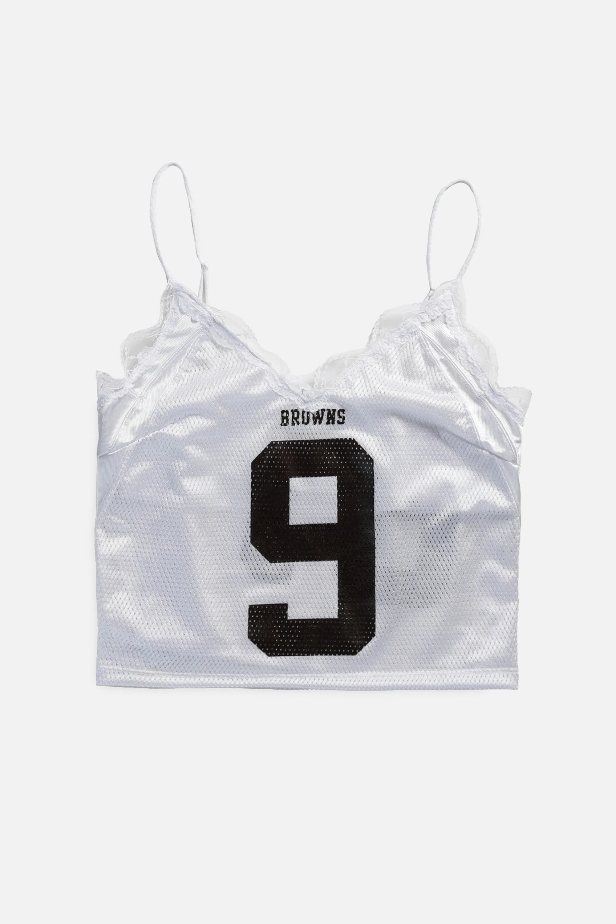 Rework Browns Lace Tank - L Frankie