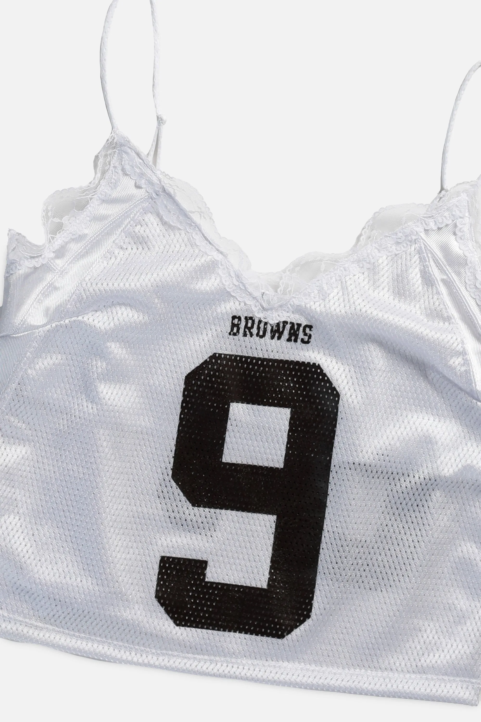 Rework Browns Lace Tank - L Frankie