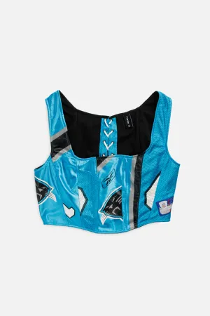 Rework Carolina Panthers NFL Corset - M Frankie