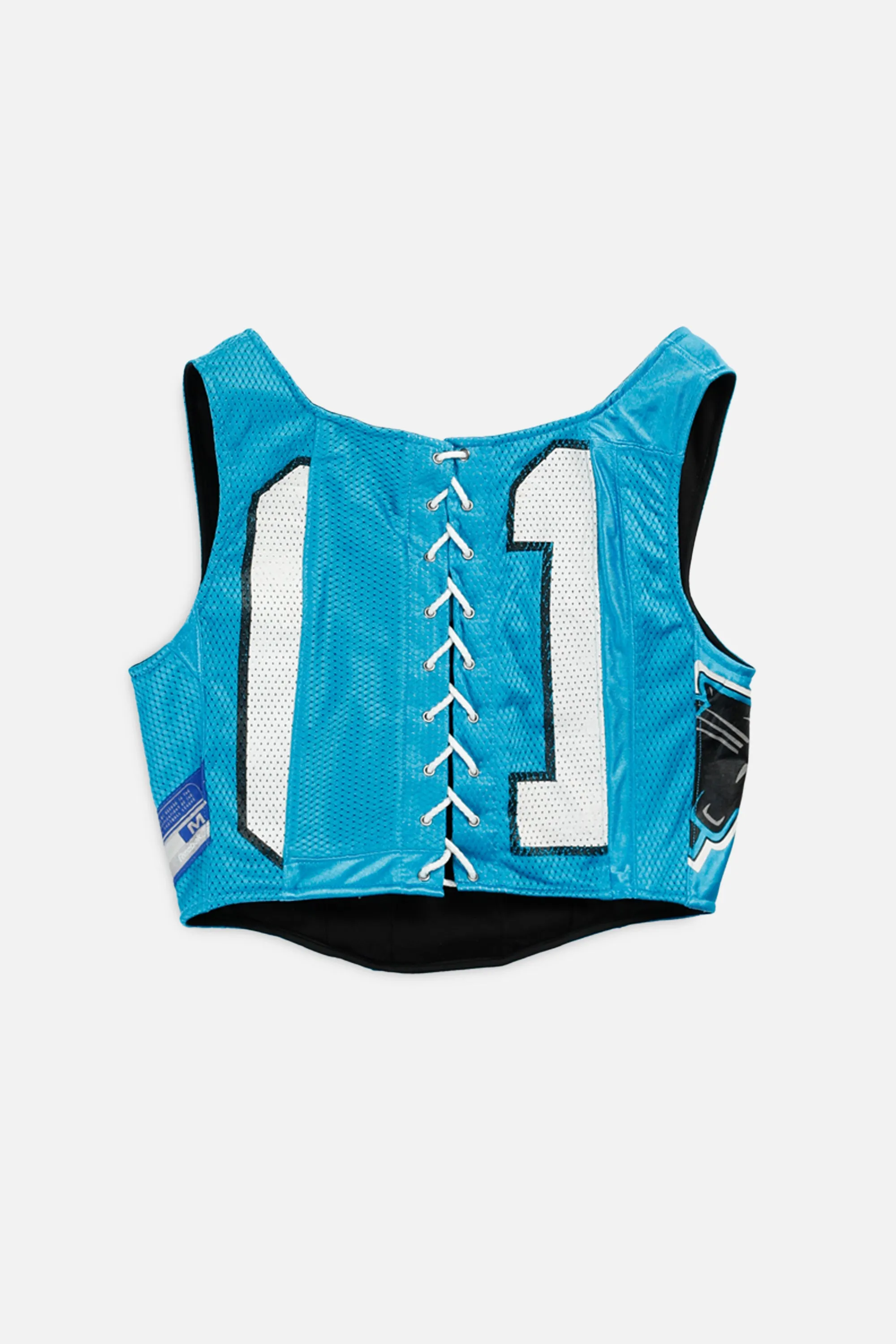 Rework Carolina Panthers NFL Corset - M Frankie