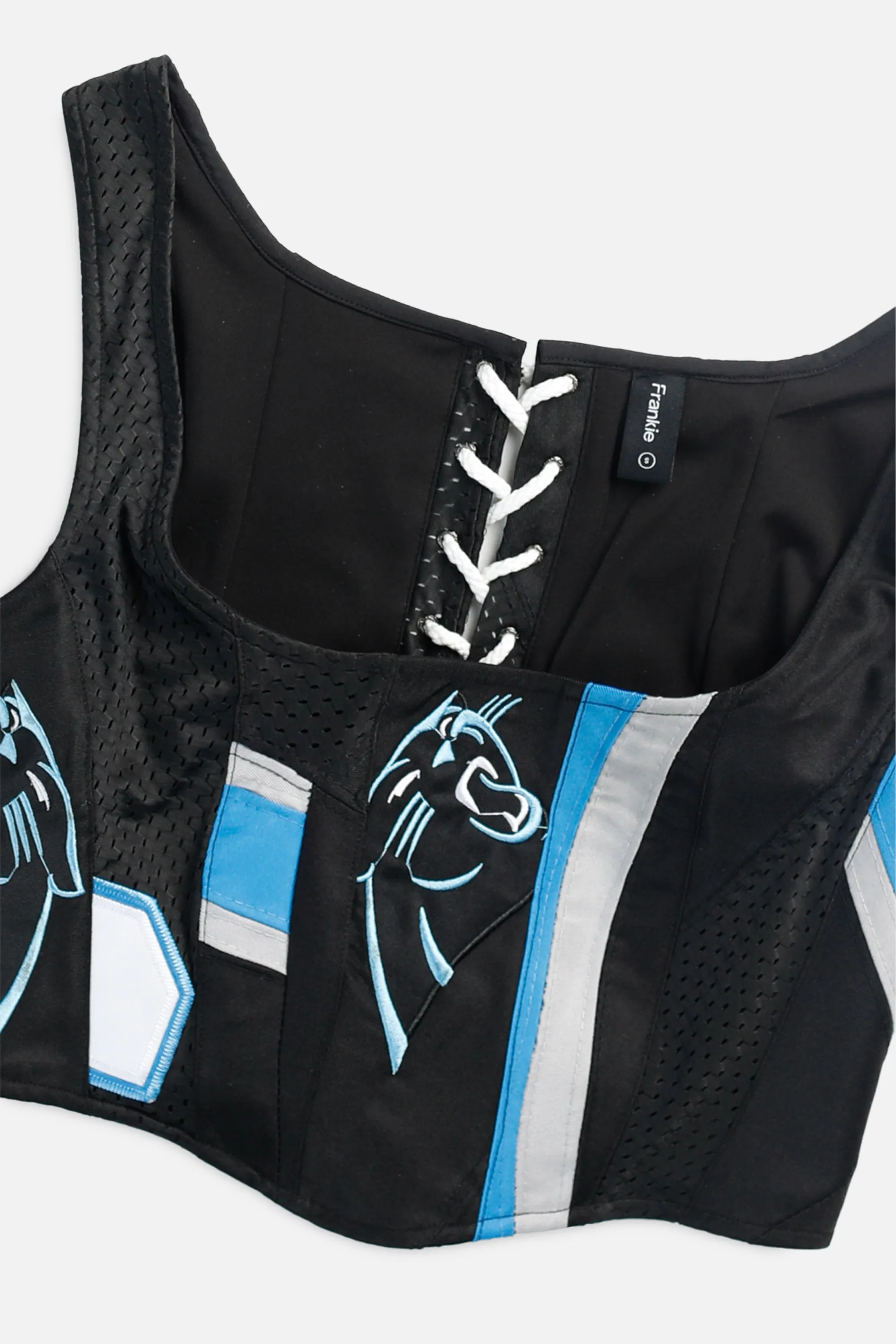 Rework Carolina Panthers NFL Corset - S Frankie