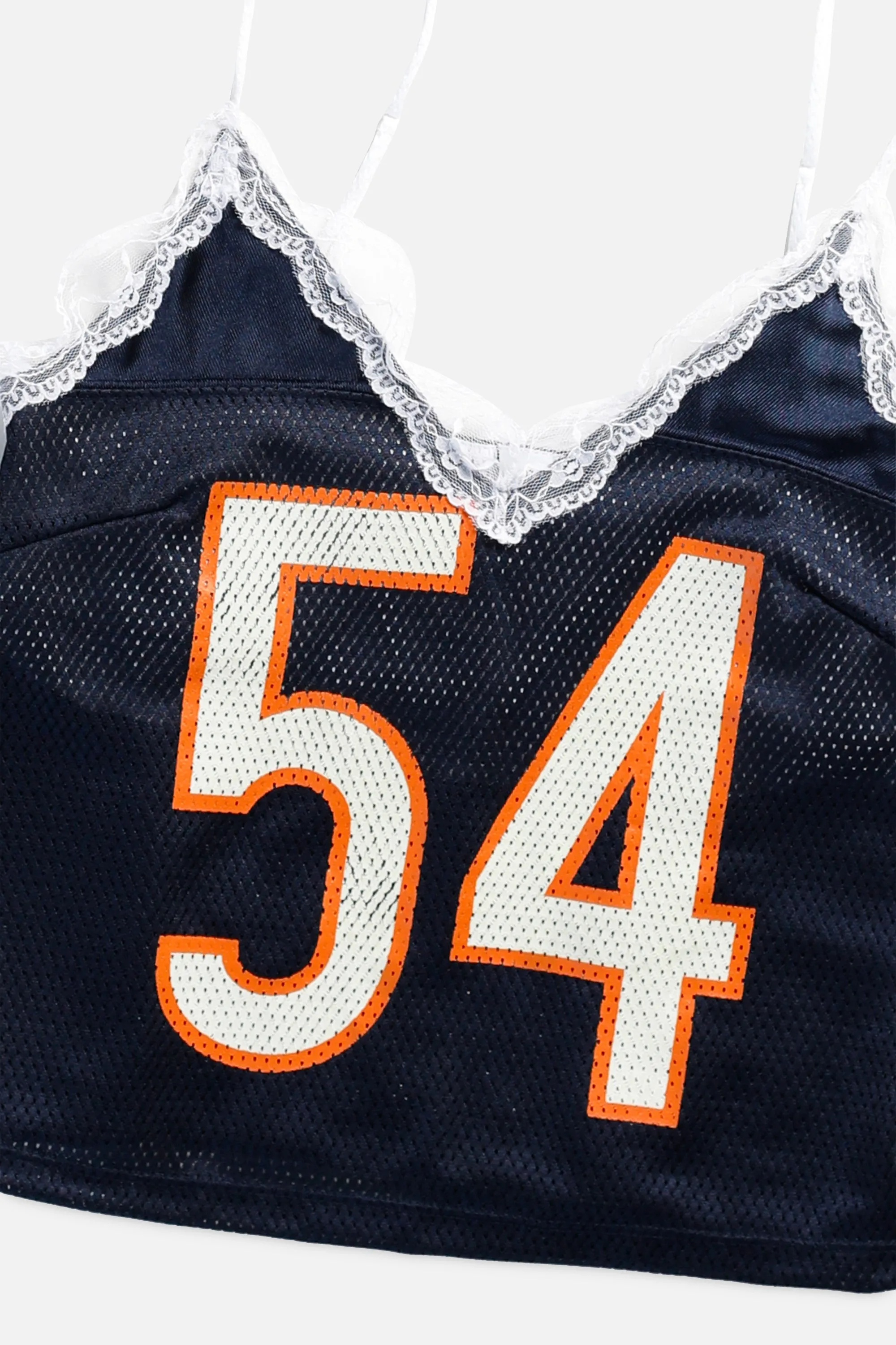 Rework Chicago Bears Lace Tank - S Frankie