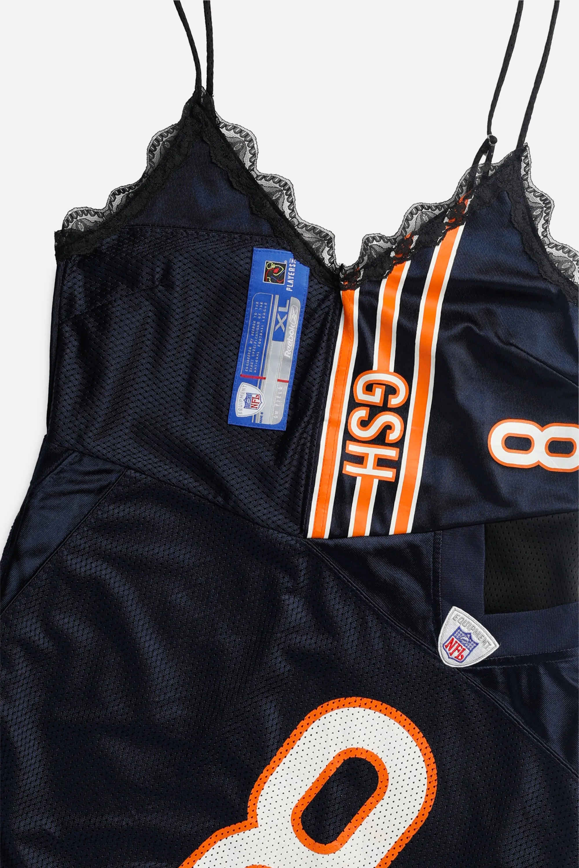 Rework Chicago Bears NFL Lace Dress - M Frankie