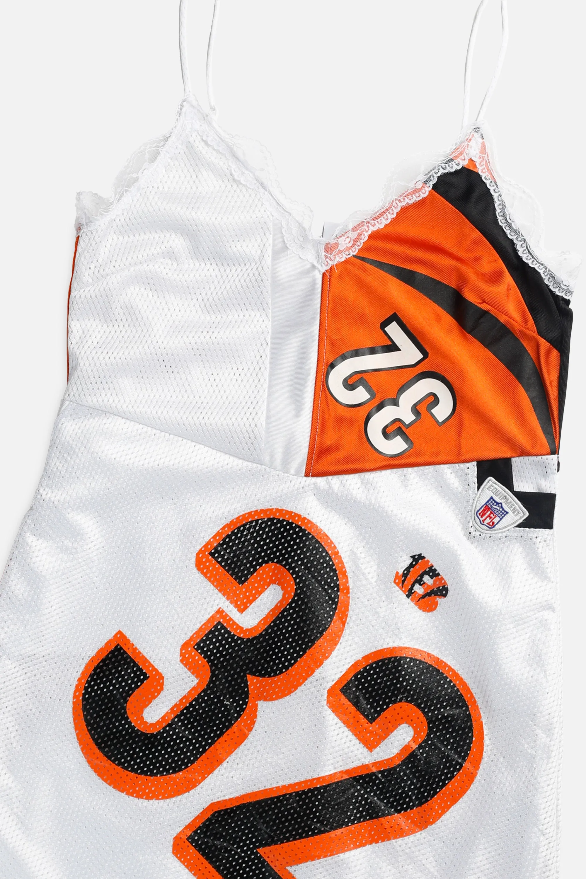 Rework Cincinnati Bengals NFL Lace Dress - M Frankie