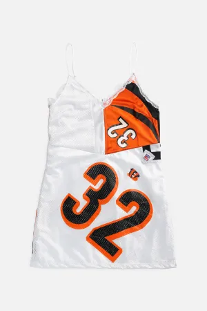 Rework Cincinnati Bengals NFL Lace Dress - M Frankie