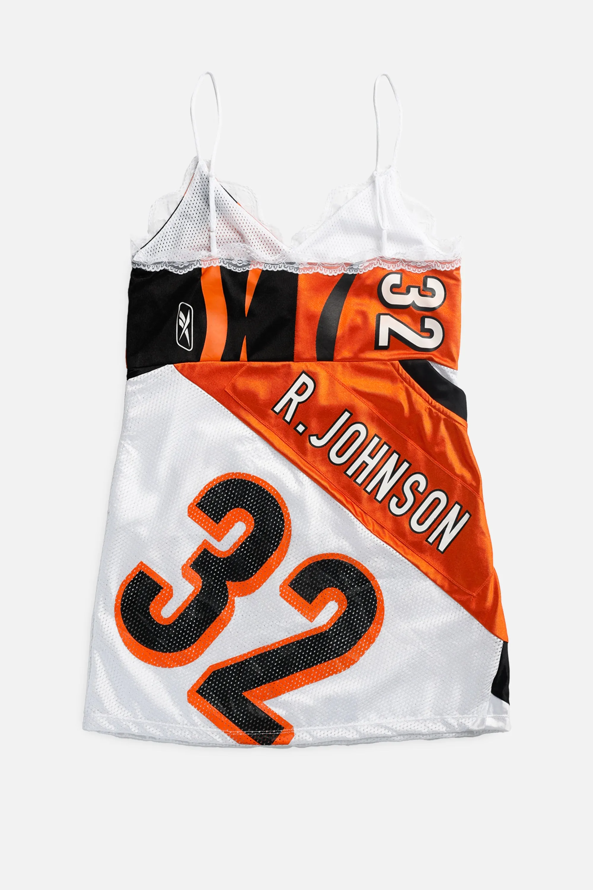 Rework Cincinnati Bengals NFL Lace Dress - M Frankie