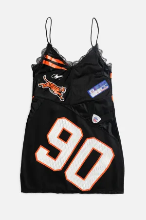 Rework Cincinnati Bengals NFL Lace Dress - S Frankie