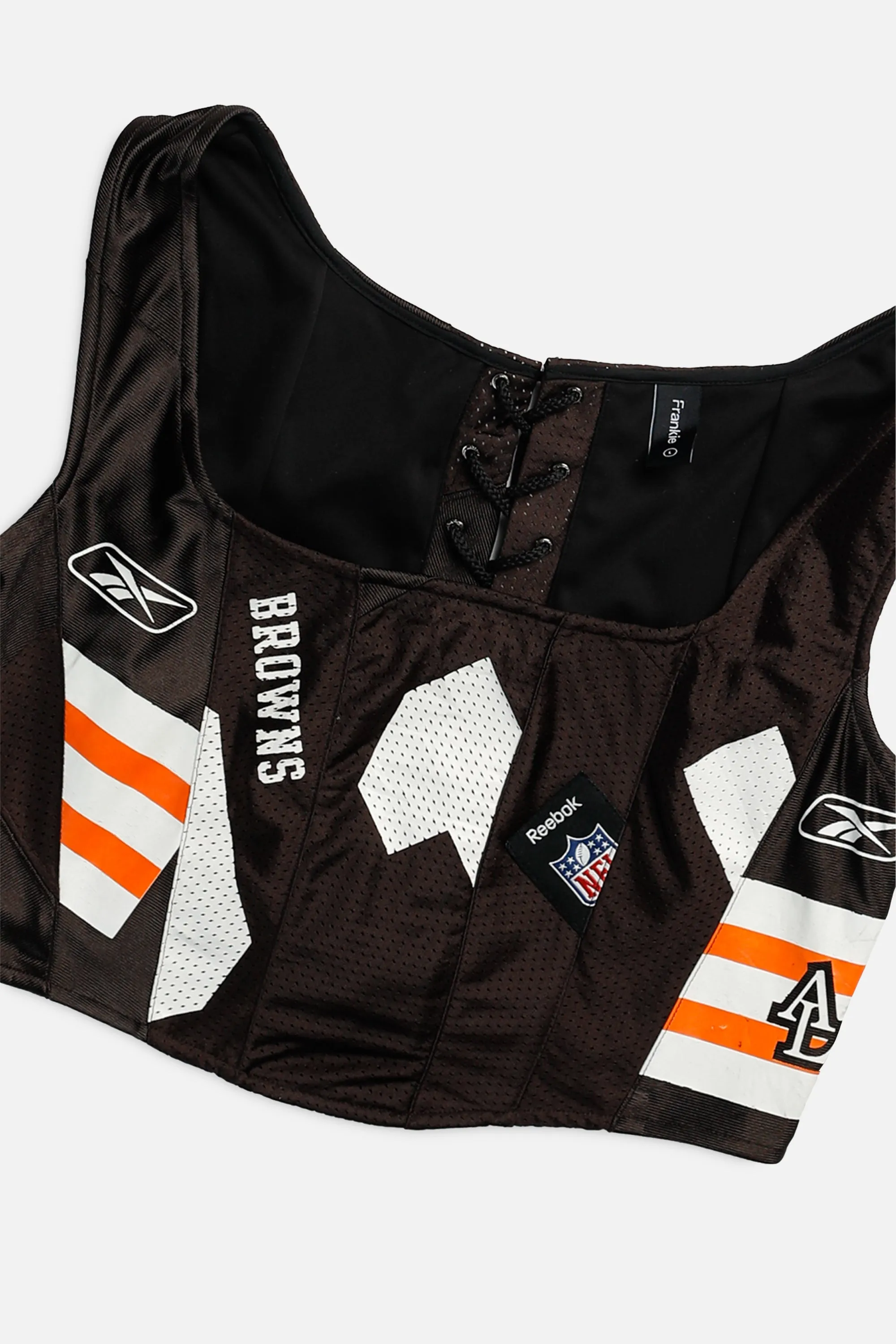 Rework Cleveland Browns NFL Corset - L Frankie