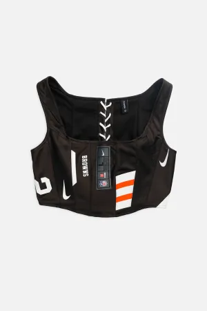 Rework Cleveland Browns NFL Corset - M Frankie