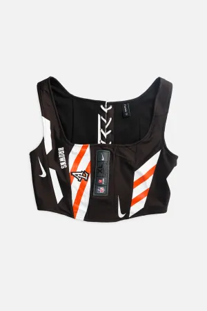 Rework Cleveland Browns NFL Corset - M Frankie