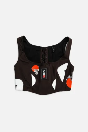 Rework Cleveland Browns NFL Corset - S Frankie