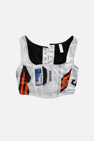 Rework Cleveland Browns NFL Corset - S Frankie