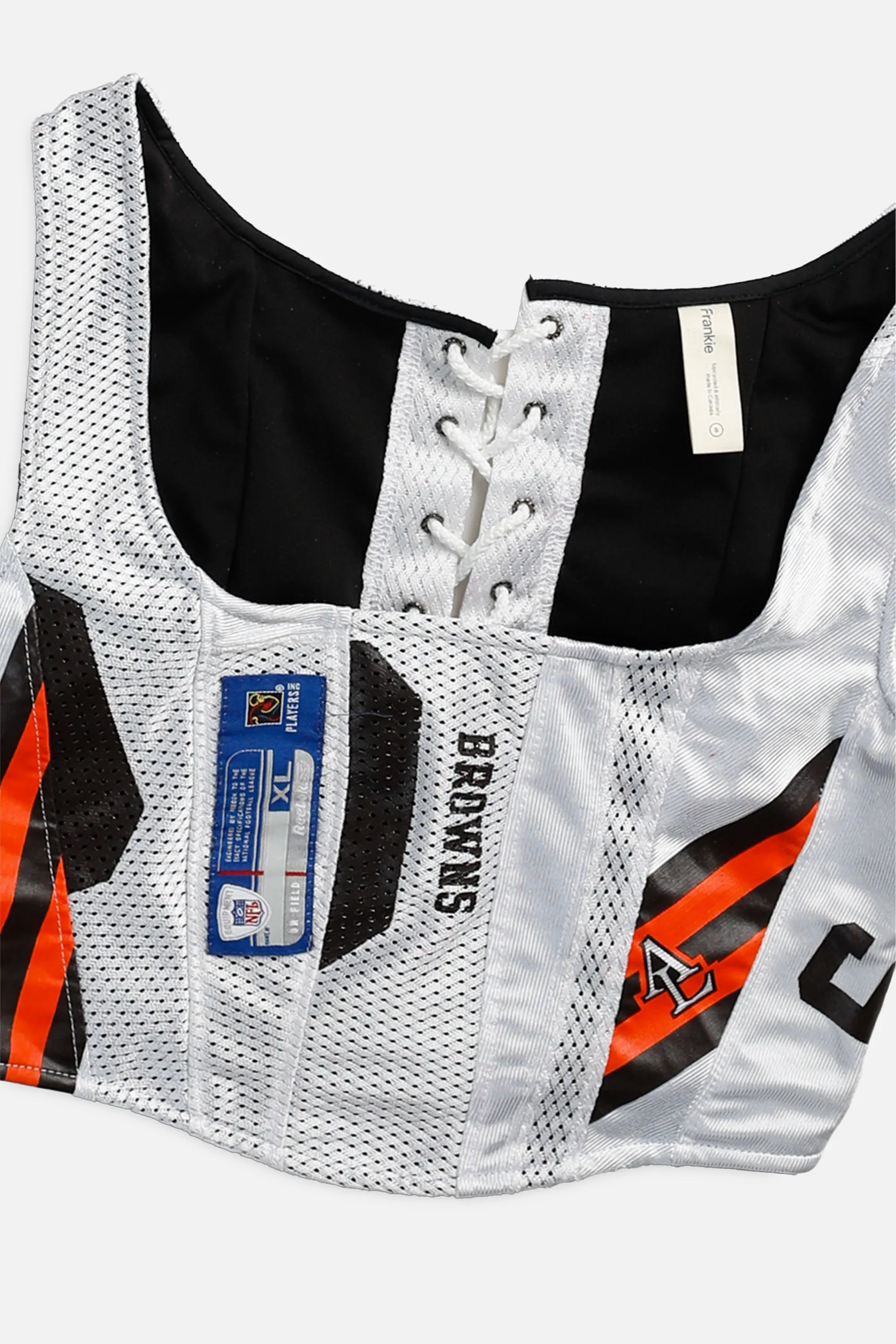 Rework Cleveland Browns NFL Corset - S Frankie