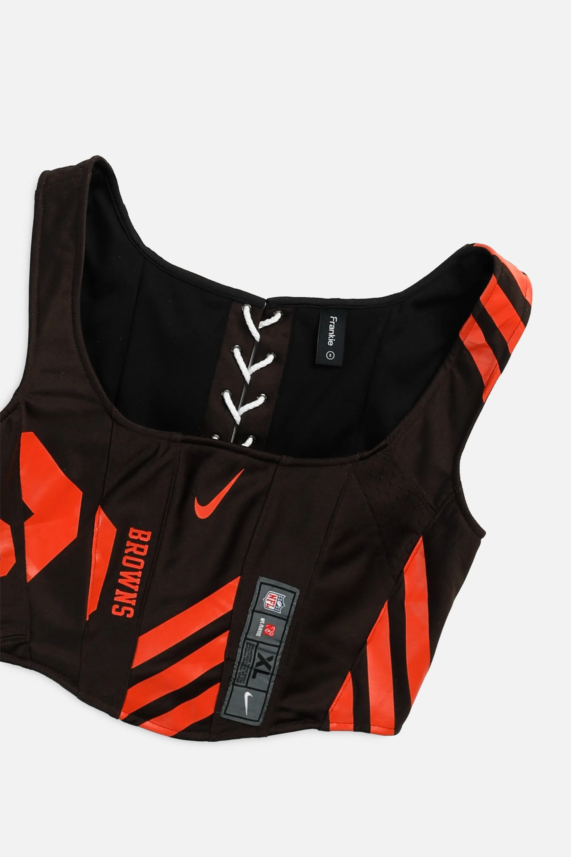 Rework Cleveland Browns NFL Corset - S Frankie