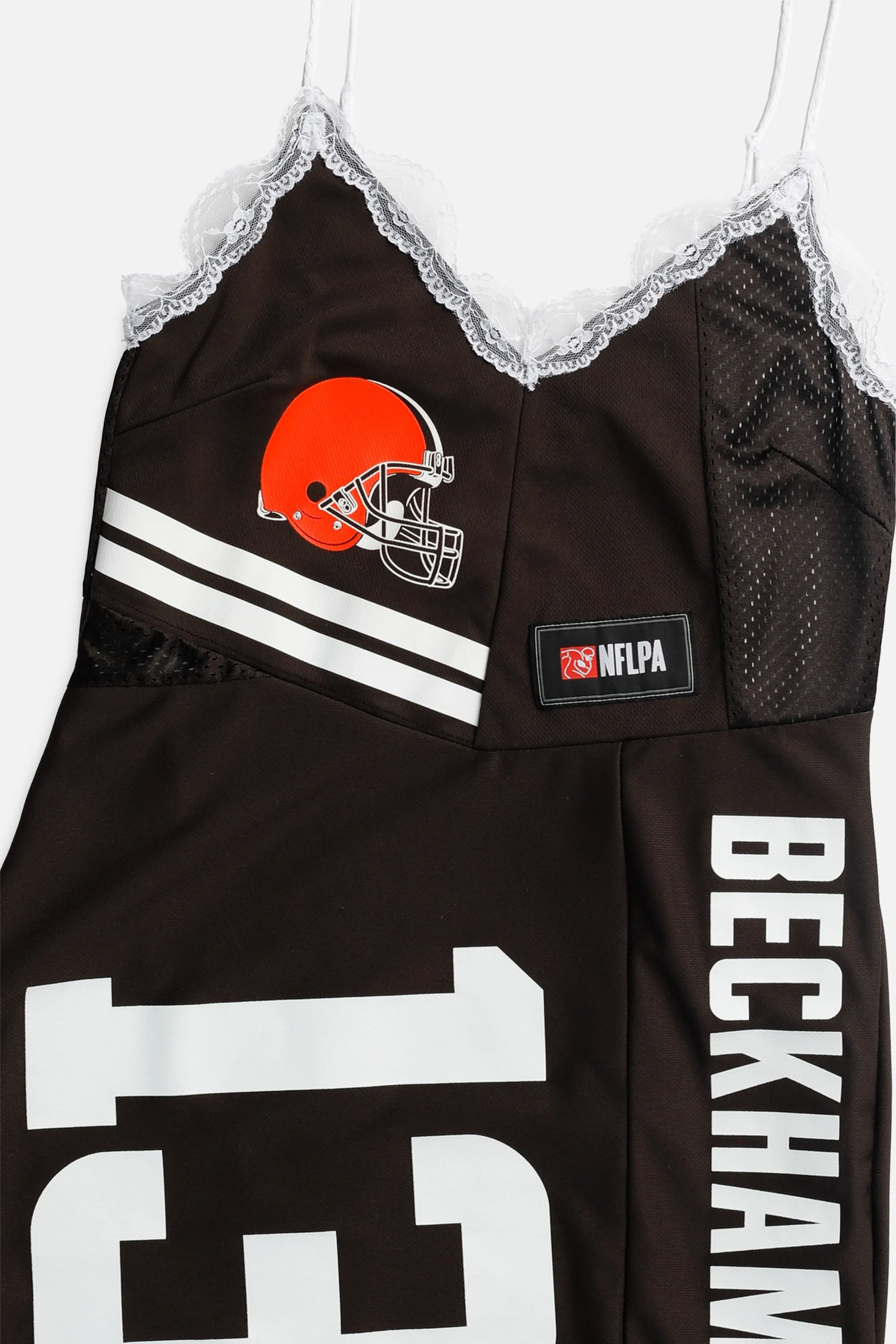Rework Cleveland Browns NFL Lace Dress - S Frankie