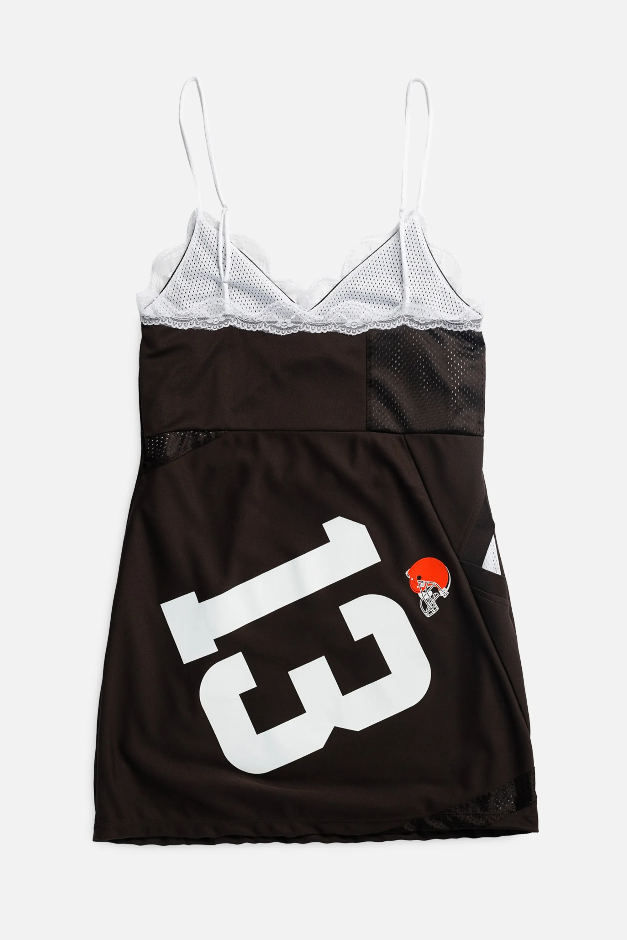Rework Cleveland Browns NFL Lace Dress - S Frankie