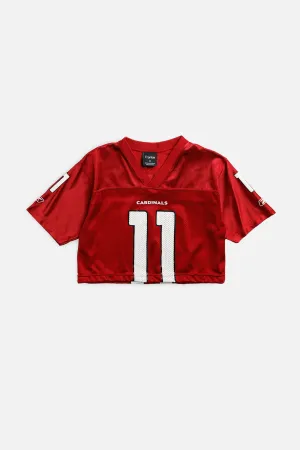 Rework Crop Arizona Cardinals NFL Jersey - XS Frankie