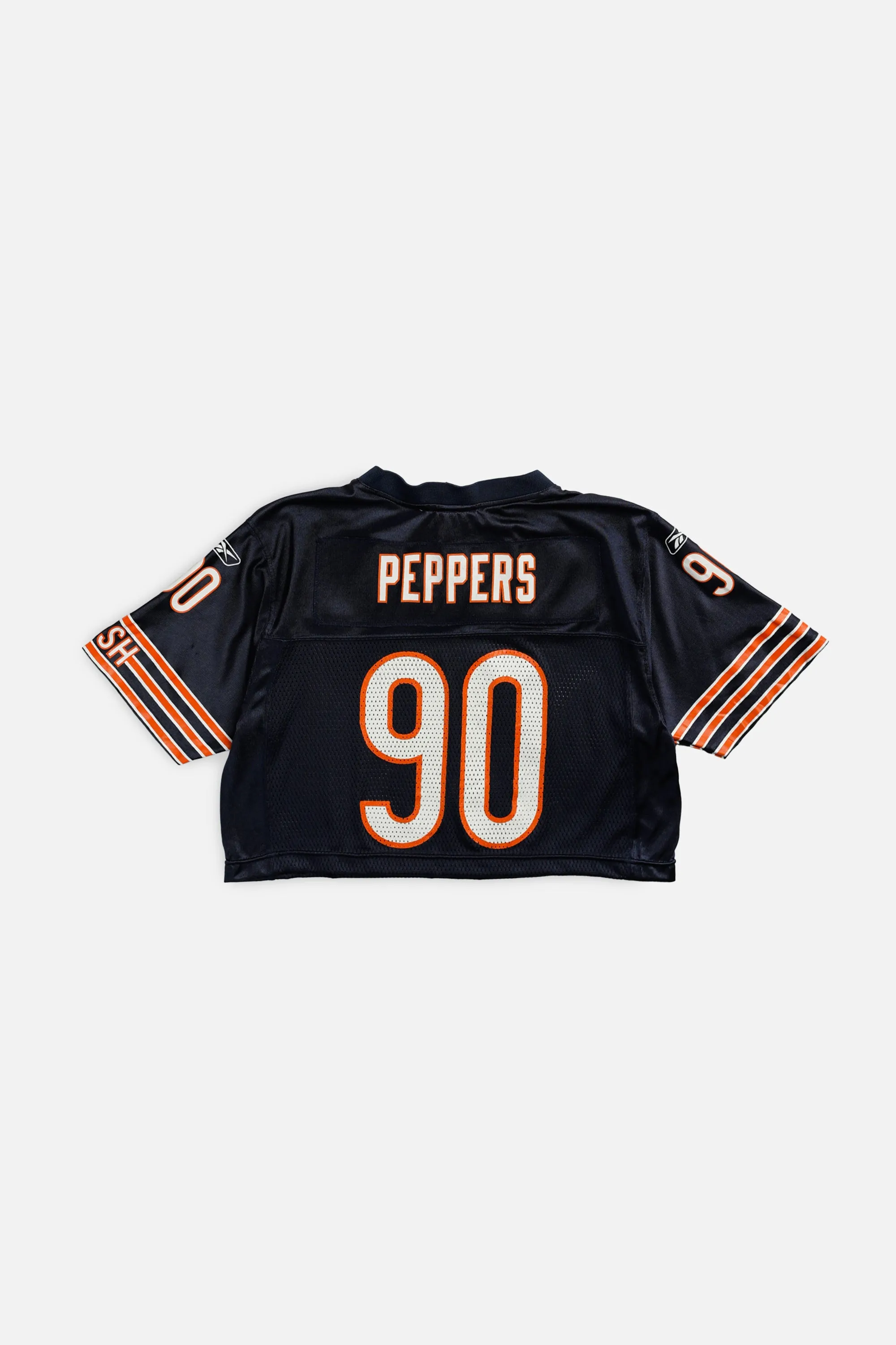 Rework Crop Chicago Bears NFL Jersey - S Frankie