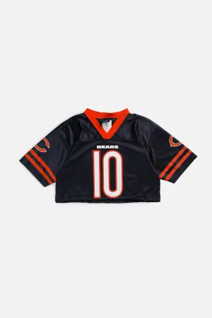 Rework Crop Chicago Bears NFL Jersey - S Frankie
