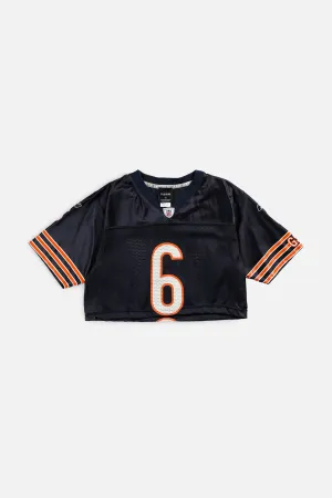 Rework Crop Chicago Bears NFL Jersey - S Frankie