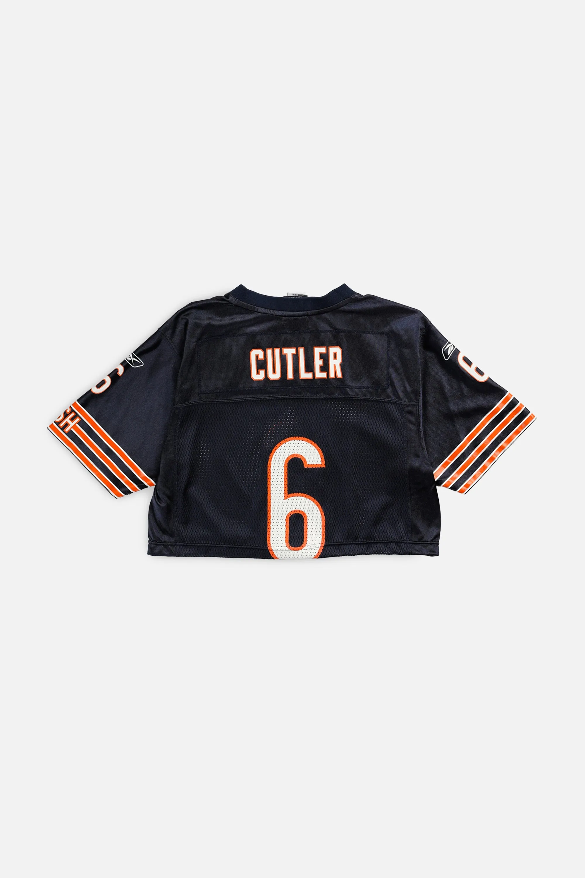 Rework Crop Chicago Bears NFL Jersey - S Frankie