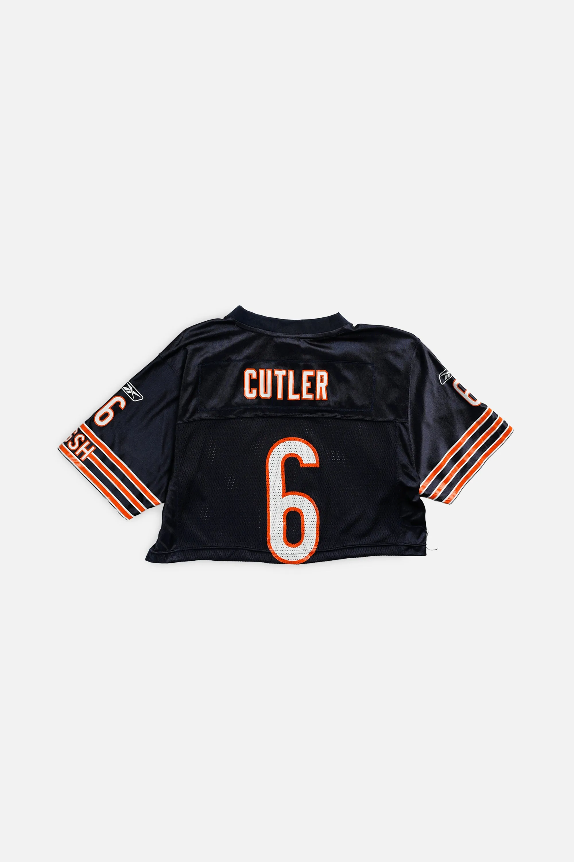 Rework Crop Chicago Bears NFL Jersey - S Frankie