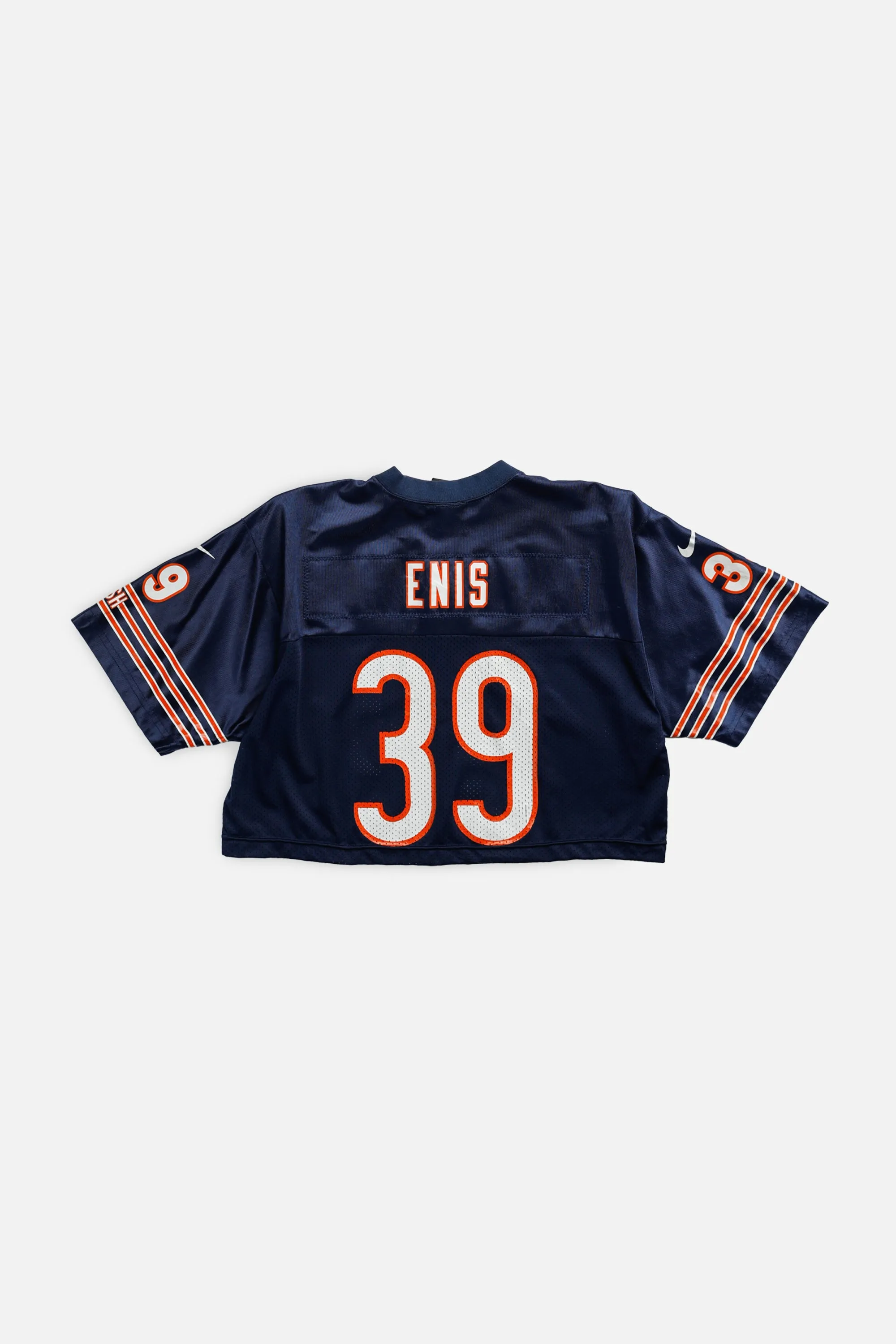 Rework Crop Chicago Bears NFL Jersey - S Frankie