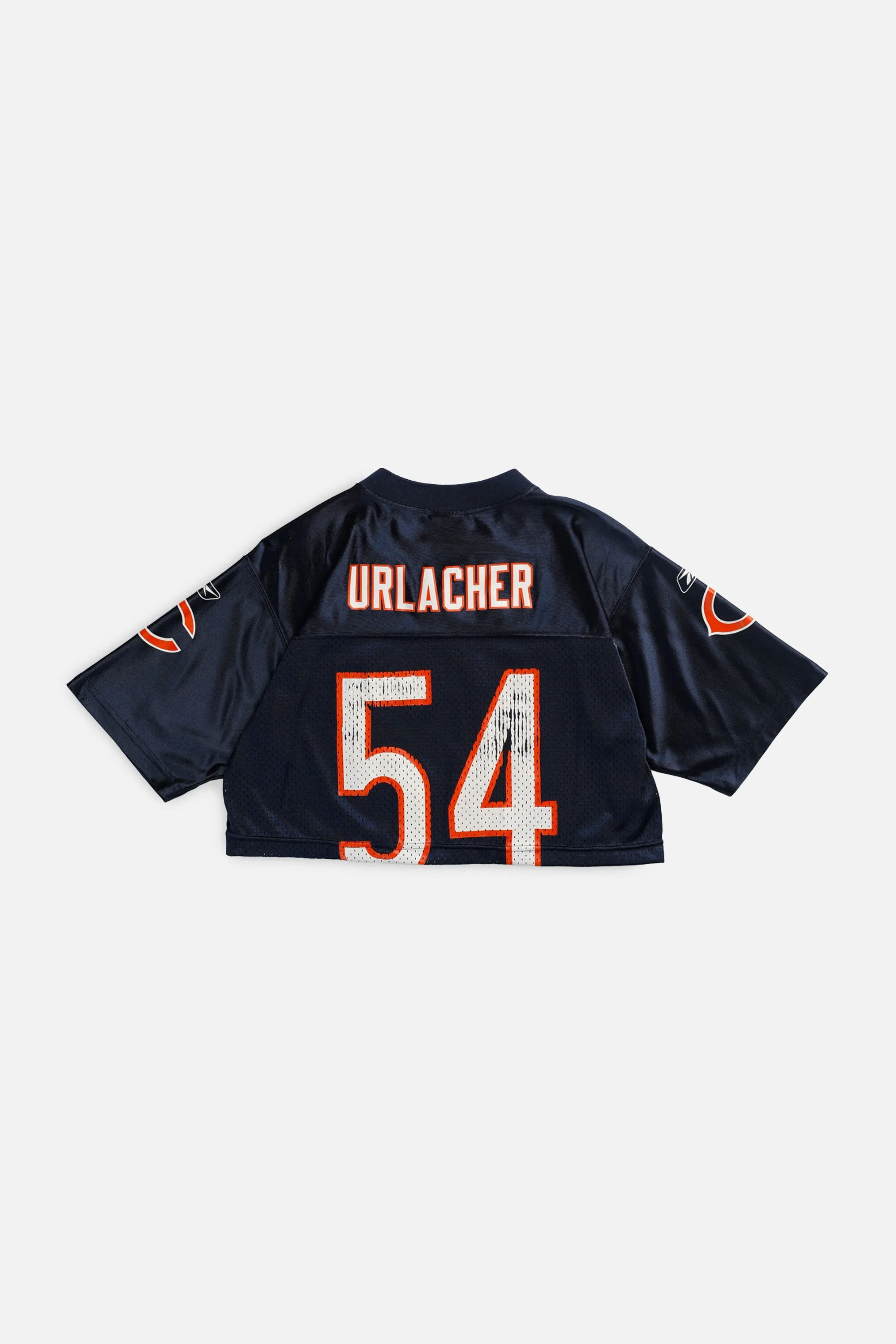 Rework Crop Chicago Bears NFL Jersey - XS Frankie