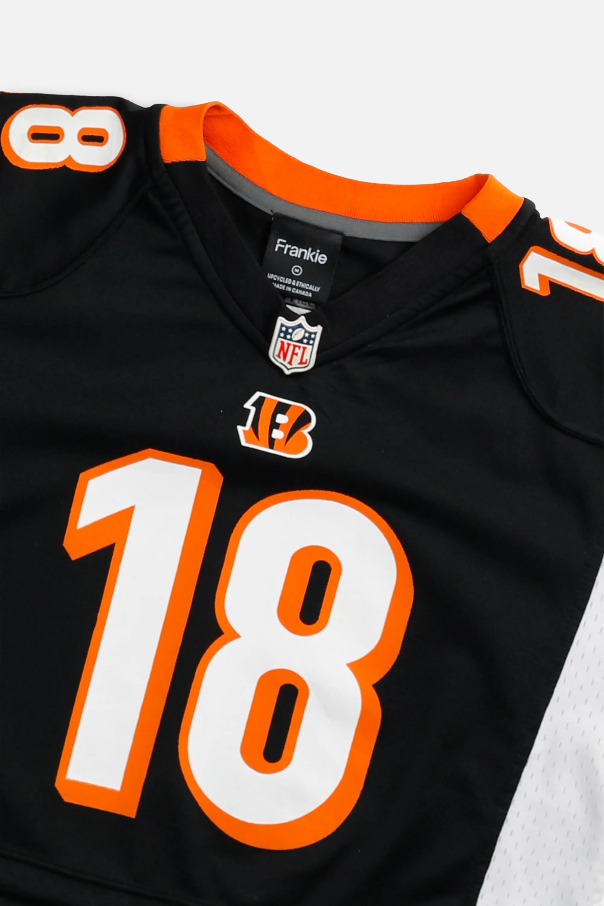 Rework Crop Cincinnati Bengals NFL Jersey - M Frankie